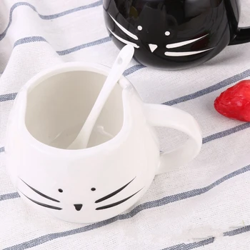 1pcs Novinka Cute Cat Zvierat Mlieko Hrnček Keramické Tvorivé Kávy Porcelánovú Šálku Čaju Pekné Darčeky