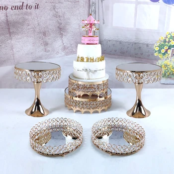 1PCS tortu stojan Svadobné Displej crystal cupcake zásobník tortu nástroje domáce dekorácie dezert tabuľka zdobenie strany dodávateľov