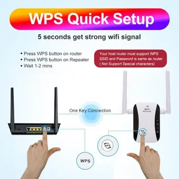 1pcs Univerzálny 2.4 Ghz Wireless, Wifi Opakovač Wifi Extender Wifi 300Mbps Zosilňovač Wifi Booster Dlhý Rad Repeater Dropshipping