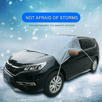 1Pcs Unversal Zime Auto Zahŕňa Vodotesný, Prachotesný Sneh, Ľad Dážď Anti-frost ochranný Kryt Vodotesný Auto Auto accessries