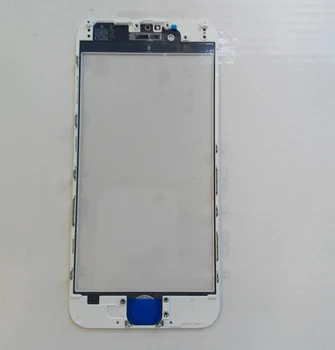 1pcs/veľa Triedy A+ Nové Pre iPhone 6S 6 S 4.7 Black&White Predné Sklo Objektívu So stredným Rámom Rám Držiaka Doprava Zadarmo