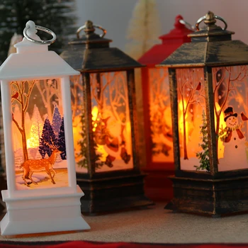 1pcs Vianočný Stromček Závesné LED Svetlo, Vianočné Dekorácie pre Domov Santa Claus Svietidla Svetlo Firmware Nový Rok Darček Natal