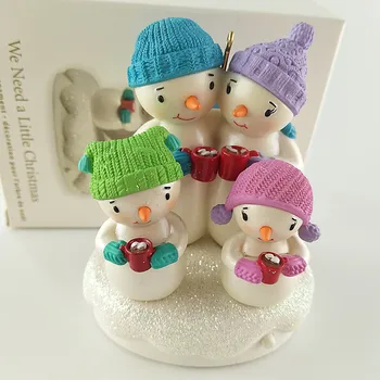 1PIECE snehuliak Potrebujeme Malý Vianočný obrázok Dekorácie, hračky Vianočný Stromček prívesok hračky