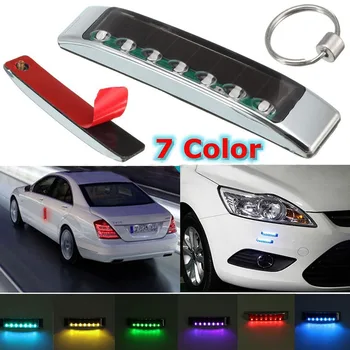 1set Bezdrôtovú Automobilovú Solárne LED Strobe Výstražné Svetlo Flash Núdzové Strane Signál Blinker