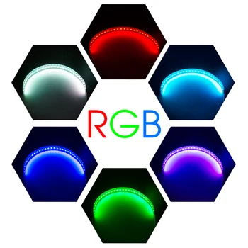 1set RGB LED Demon Oko Halo Krúžkov Pre 2.5