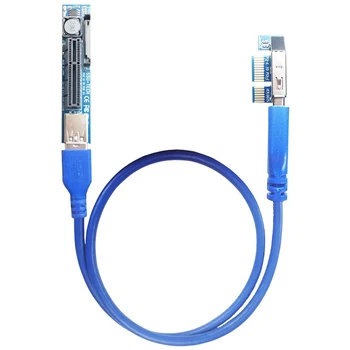 1X až 4X PCI-E Predlžovací Kábel 0,6 M pre Obmedzený Priestor Inštalácie (UEX103)
