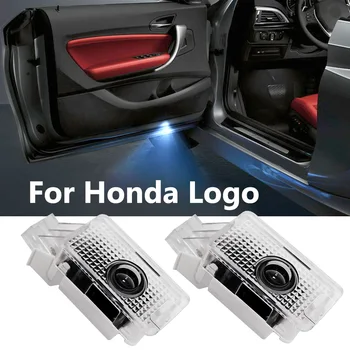 2-20 ks Na Honda Logo Dvere Auta Led Vitajte Laserový Projektor Odznak Svetlo Pre Občianske Pohľad Auto Tuning Ghost Tieň, Svetlo 12V