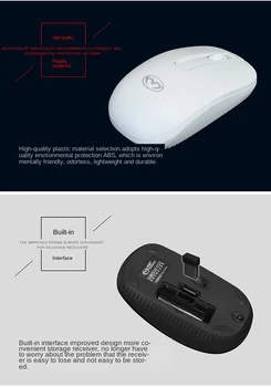 2.4 G Bezdrôtovou Myšou 1200DPI Ergonomická Optická Myš pre Prenosné Mini Počítača, Myš Vysokú Kvalitu Rýchlo Presunúť Herná Myš pre notebook