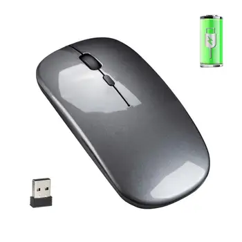 2.4 G Wireless Mouse Nabíjateľná Plnenie Ultra-Tenké Silent Mouse Stlmiť Office Notebook Myší Opto-elektronických Pre Domáce Kancelárske použitie