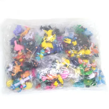 2,5 cm-3 cm Pôvodná Pokeball údaje 144 rôznych štýlov 24pcs/taška nové bábiky akcie obrázok hračky pre carta zberateľskú bábiky