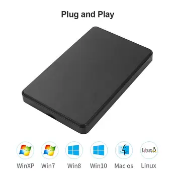 2.5 palcový Pevný Disk Krytu 5Gbps USB 3.0 na SATA Nástroj Zadarmo Matný Externý HDD SSD Pevný Disk Prípade