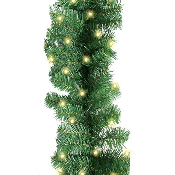 2.7 M LED Vianočné Ozdoby Ratan Umelé Vianočné Zelenú kravatu svetlo LED Ratan svetlo Vianočné scény rozloženie Luxusné zašifrované