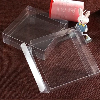 2*8*10 cm plastová priehľadná darčeková krabička jasné vankúš prospech boxy jasné, plastové pvc box pre candy balenie