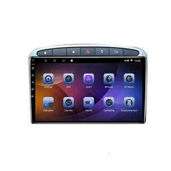 2 din 8 core android 10 autorádia auto stereo pre Peugeot 308 sw cc t9 2009 2010 2011 navigácia GPS, DVD Multimediálny Prehrávač