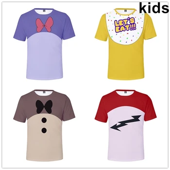2 do 14 rokov, deti t tričko Päť Nocí V FNAF 3d vytlačené tričko t-shirt chlapcov dievčatá vrchné oblečenie FNAF t košele, deti oblečenie