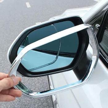 2 ks Auto Chrome Spätné Zrkadlo Dažďový Obočie Zahŕňa Výbava Pre Toyota Camry 2018-2020
