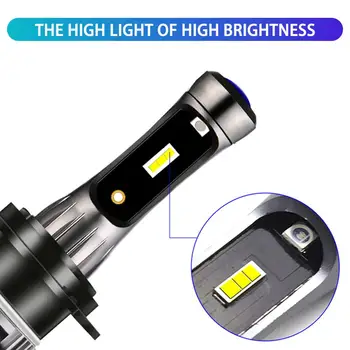 2 ks H7 LED Žiarovky Svetlometu Klasu Žiarovka 60W, 6000K-Biele Nízke Auto Light Auto Svetlomet IP67 pre Auto Hmlové Svetlo Svetelného Lúča