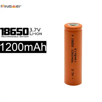 2 ks Kingwei 1200mah 18650 Li-ion 3,7 V Nabíjateľná Batéria +1x18650 Duálny Nabíjačka na Baterku Laserové Pero