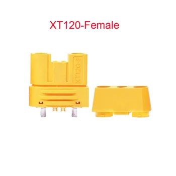 2 KS Nazhromaždiť XT120 Konektor Veľký Prúd Muž Žena Oplášťované Konektor, Signál, kód Pin pre RC Auto/Lietadlo Model Batérie Časti