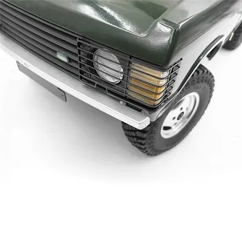 2 ks Nehrdzavejúca Oceľ, Predné Svetlo Kryt pre Range Rover 1/10 Classic Body RC Auto Dekorácie Časti