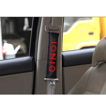 2 ks PU Fashion Auto pásov rameno Podložky Auto Pásov Kryt pre Hyundai Ioniq Auto Príslušenstvo