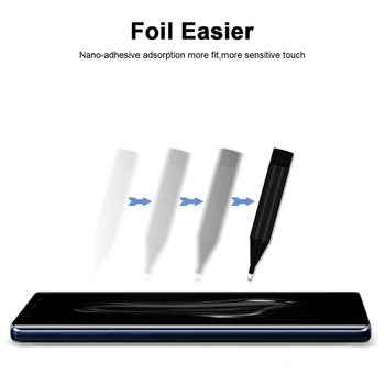 2 ks Screen Protector Samsung S9Plus S10Plus Tvrdeného Skla Kvapaliny Plný Lepidlo UV Svetlo Poznámka 10 Plus S20 Plus Poznámka 20 ultra