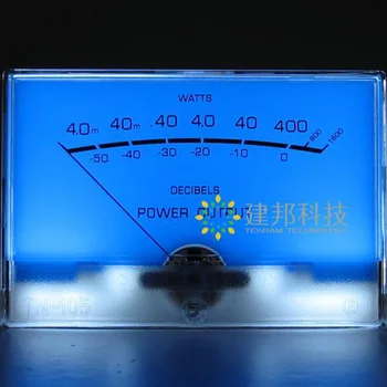 2 ks TN-105 Klasické McIntosh Jazero Modrá VU Meter + 1pcs Ovládač Rada DB Tabuľka Plochý Stôl Vopred Fáze Audio Zosilňovač Power Meter