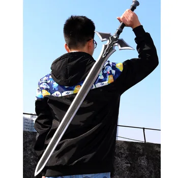 2 ks/veľa 110 or80cm SAO Skysword Cosplay Zbraň Sword Art Online Kirigaya Kazuto Elucidator/Tmavé Repulser 1:1 Prop Peny PU Meč