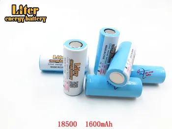2 ks/veľa 18500 Batérie 18490 Reálne 1600mAh Li-ion Lithium 3,7 V Nabíjateľná Baterka Pochodeň Batérie Banka LED Energie