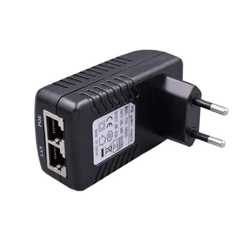 2 KS/VEĽA PoE Injektor DC 48V 0.5 Power over Ethernet IEEE802.3af/na Napájací Adaptér pre PoE IP Kamera Wifi AP VoIP