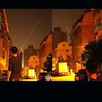 2 KS Zelené svetlo, laserové pero 500 metrov laserové svetlo prístroj 50MW star laserové pero baterka má 4 farby na výber