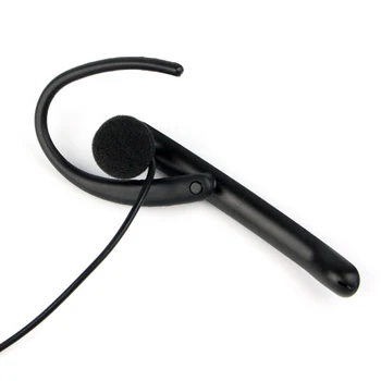 2-Pin Ucho Bar Slúchadlo Mikrofón PTT Headset pre Kenwood/BAOFENG/TYT/ WOUXUN Rádio Prenosné Praktické Rainproof Ľahký