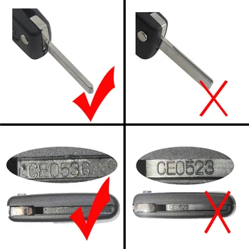 2 Tlačidlo Upravené Diaľkové Flip Skladací Kľúč púzdro pre CITROEN C2 C3 C4 C5 C6 pre Peugeot 207 307 308 407 807 CE536 Styling