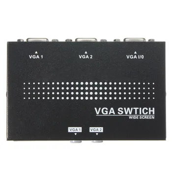 2 V 1 výstup VGA VGA 2 PORTE monitor dvoch zdrojov, MANUÁLNE PREPÍNANIE SPLITTER