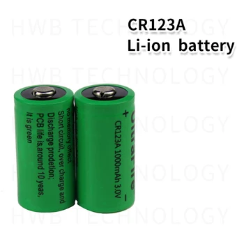 2 x CR123A 3.0 v 1000mAh CR123 16340 17335 Nabíjateľná Batéria + CR123A NABÍJAČKY