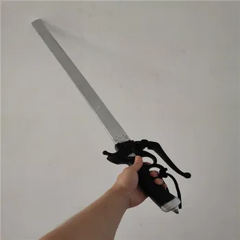 2 Štýl Anime Cosplay Útok Na Titan Mikasa Dvojitý Nôž Ackermana Meč Prop Hranie Rolí RivaMika LeviMika 95 cm PU Zbraň Prop