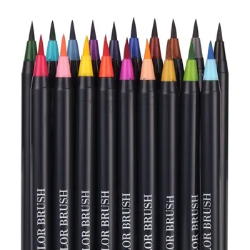 20/24/48 Farba Akvarel Značky Pero Premium Soft Brush Pen Set Maľovanky Manga, Komiks Kaligrafického Umenia Značku