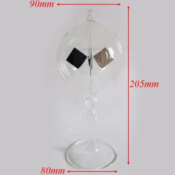 20.5 cm 4 Rotujúce Čepele Sklo veterný Mlyn Solárny Crookes Radiometer Svetlo Mlyn/Vzdelávacie učiteľské Študijné Nástroj/Office Home