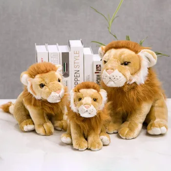 20 cm 30 cm 40 cm hračka lev realisticky voľne žijúcich zvierat muž lev plyšové hračky plyšové zvieratko lev mäkké bábiky deti hračky, deti darček k narodeninám