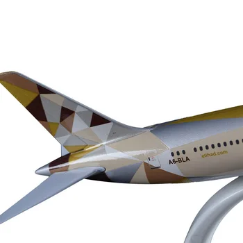 20 cm Etihad Lietadla Modeli B787 Remesiel Zliatiny Boeing 787 Lietadlo Leteckej spoločnosti Letecká Suvenír Dospelých Detí Narodeninám Hračky