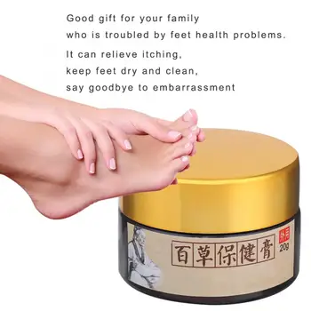 20 g Tradičná Čínska Nohy Zápach Liečba Krém Anti-Sušenie Crack Nohy Krém na Popraskané Päty Repair Cream Odstránenie Odumretých
