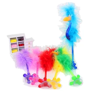 20 ks/veľa Kreslených pierko guľôčkové pero/flamingo pero/pštrosie perie pero/kreatívne grafické efekty /kancelárske potreby