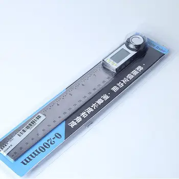 200 mm Digitálny LCD Uhlomery s Vysokou presnosťou Inclinometer Electron Goniometer Multi-function Uhlové Pravítko Meter Merací Nástroj