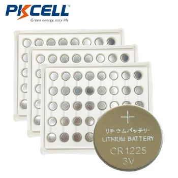 200Pcs PKCELL teplomer CR1225 3V Lítiová gombíková Batéria/Mince Bunky Batérie LM1225 BR1225 ECR1225 KCR1225 veľa bulk