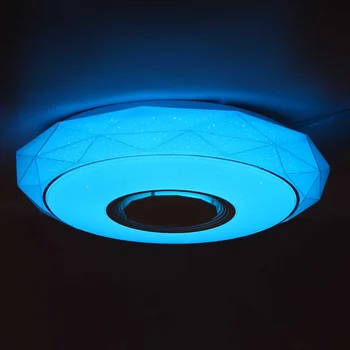 200W WiFi Moderné LED Smart Stropné svietidlo APLIKÁCIE Inteligentné riadiace Stropné Lampy, Obývacia Izba RGB Stmievanie bluetooth Hudby Svetlo