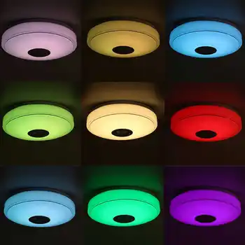 200W WiFi Moderné RGB LED Stropné svietidlo Domov Osvetlenie APLIKÁCIU bluetooth Hudby Svetlo Spálňa Smart Stropné Svietidlo S Diaľkovým ovládaním