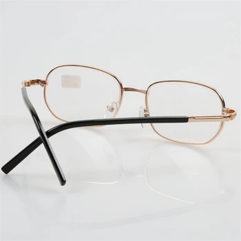 2017 Módne Optické Sklo Čítanie Okuliare Kovové Full Frame Diopter+1.5+2.0 Ženy Muži Unisex Okuliare Presbyopia Bifocal Okuliare