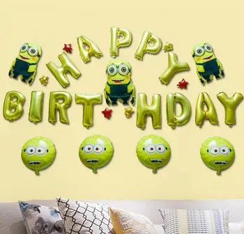 2017 Nový Príchod 36pcs/set Prisluhovači tému Happy Birthday Fóliové balóniky Nastaviť Chlapci/dievčatá, deti, Happy birthday party použiť dekorácie