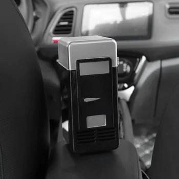 2017 Nový Čierny ABS 5V 10W USB 19.4*9*9 cm Auta Mini Chladnička Auto Prenosné Piť Chladnejšie Lodné Cestovné Kozmetické Chladnička Vysokej Kvality
