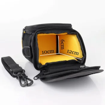 2018 Digitálny Fotoaparát Taška Pre Nikon 1 J4 J5 J3 P340 P330 Nikon AW100 Fotoaparát Canon G7X Mark II Prípade Pás Balenia Ramenný Mini Taška